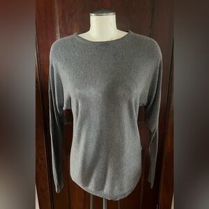 Vera Moda Grey Batwinged Women's Sweater - Size Medium